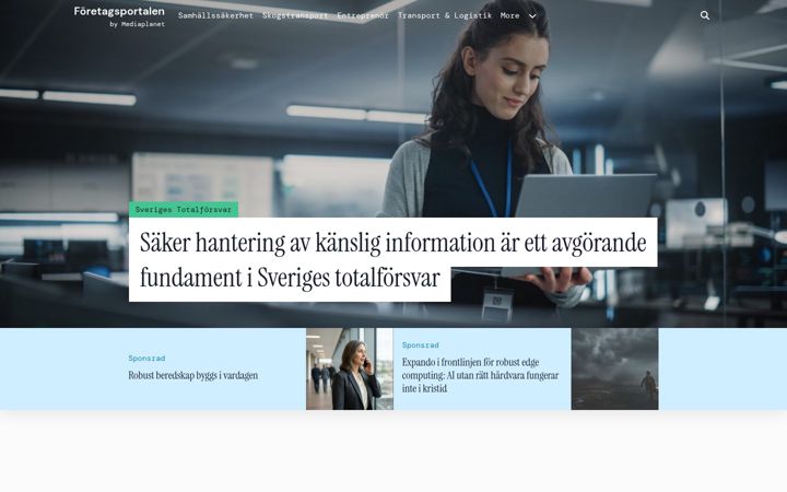 Screenshot of foretagsverige.se
