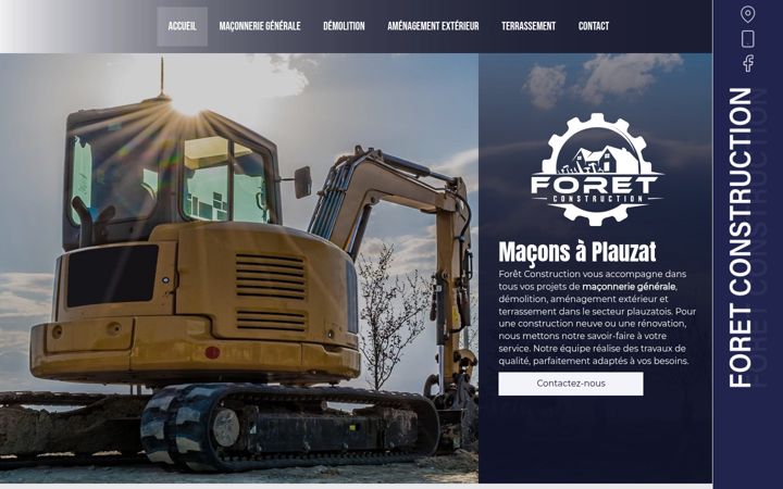 Screenshot of foretconstruction.fr
