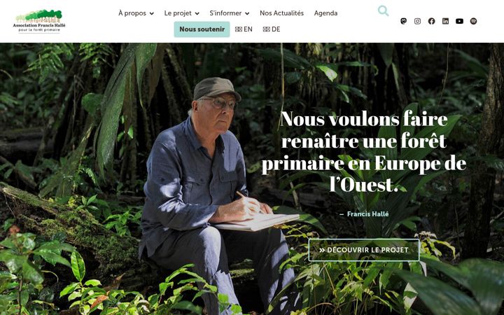 Screenshot of foretprimaire-francishalle.org