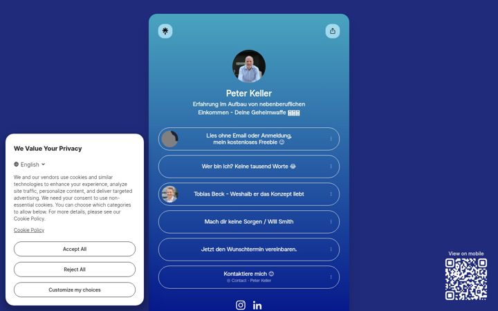 Screenshot of forever-partner.ch