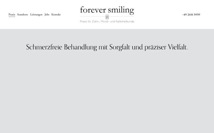 Captura de ecrã de forever-smiling.de
