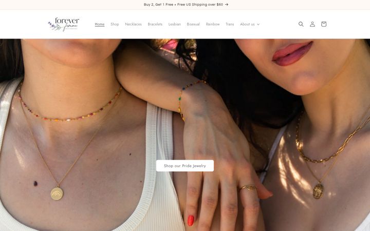 Screenshot of foreverfemmeshop.com
