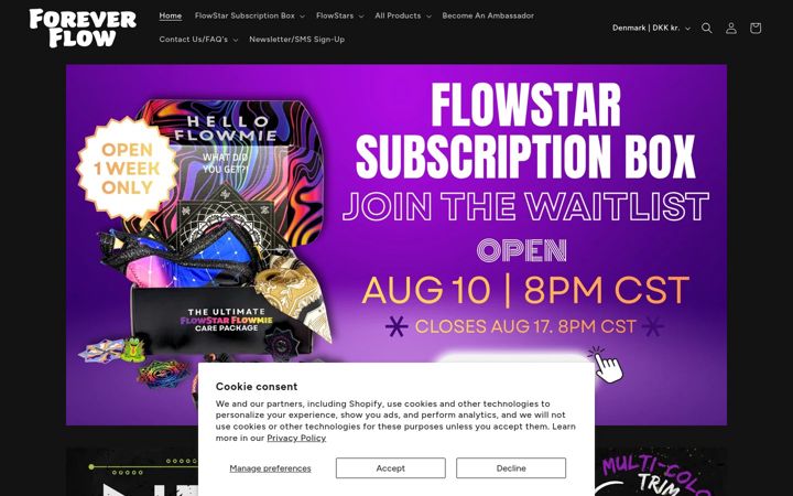 Screenshot of foreverflow.co