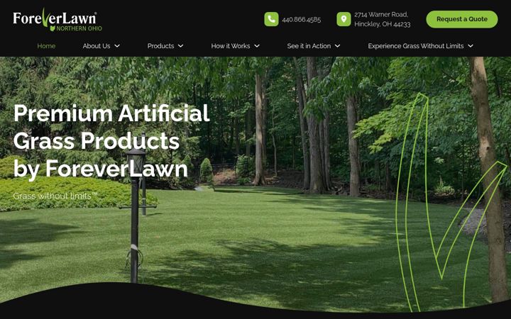 Screenshot of foreverlawnnohio.com