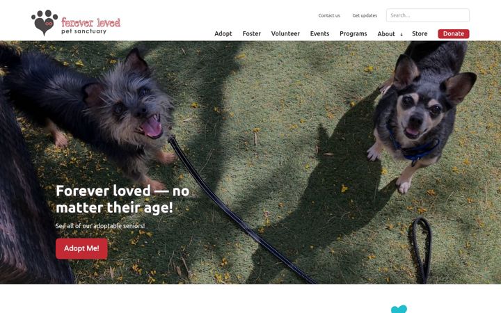 Screenshot of foreverlovedpets.org