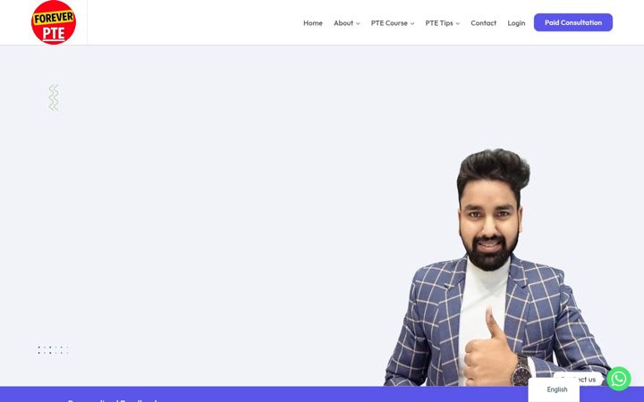 Screenshot of foreverpte.com