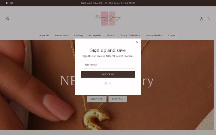 Screenshot of foreveryoungboutiquela.com