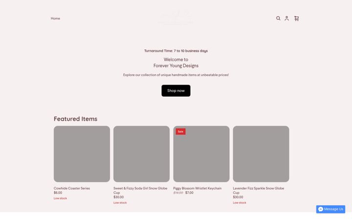 Screenshot di foreveryoungdesigns919.com
