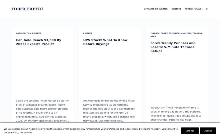 Screenshot of forex-expert.net