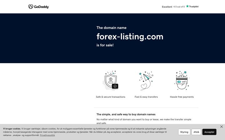 Screenshot of forex-listing.com
