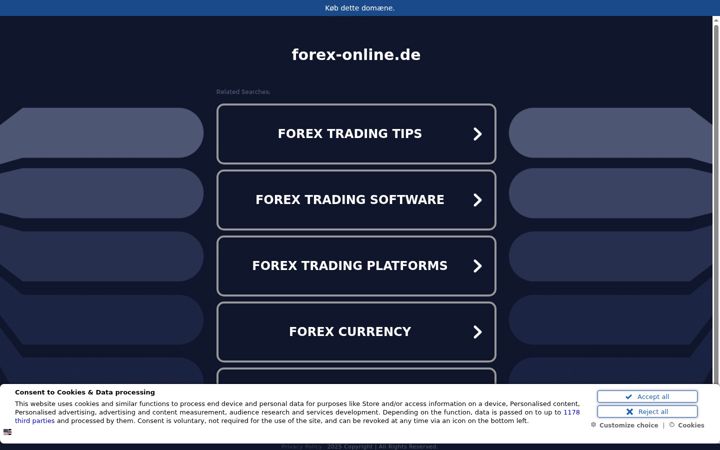 Screenshot of forex-online.de