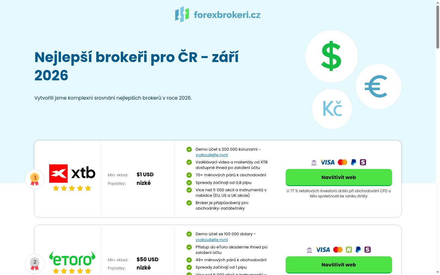 Snimka zaslona bannera za privolu prikazanog prije bilo kakve interakcije