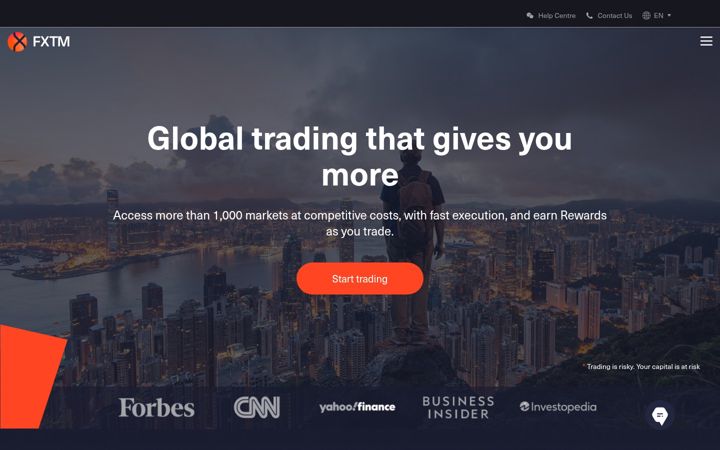 Screenshot of forextimeidn.com
