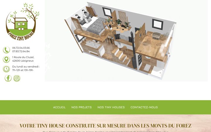 Screenshot of forez-tiny-house.fr