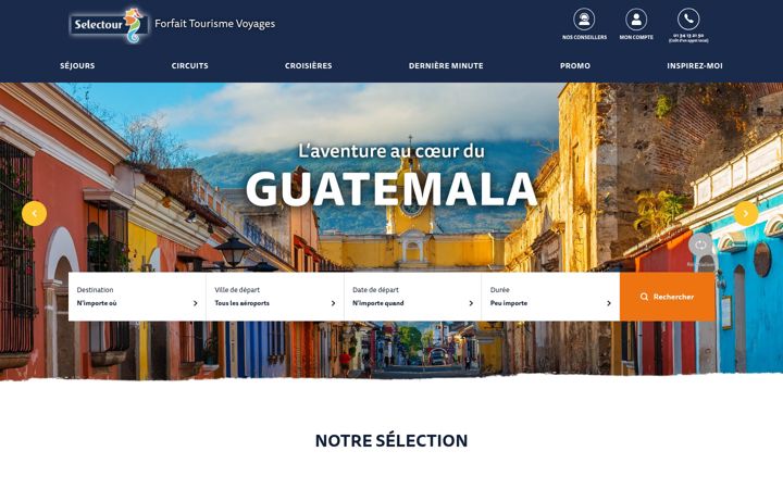 Screenshot of forfait-tourisme.com