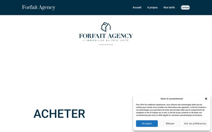 Screenshot of forfaitagency.com