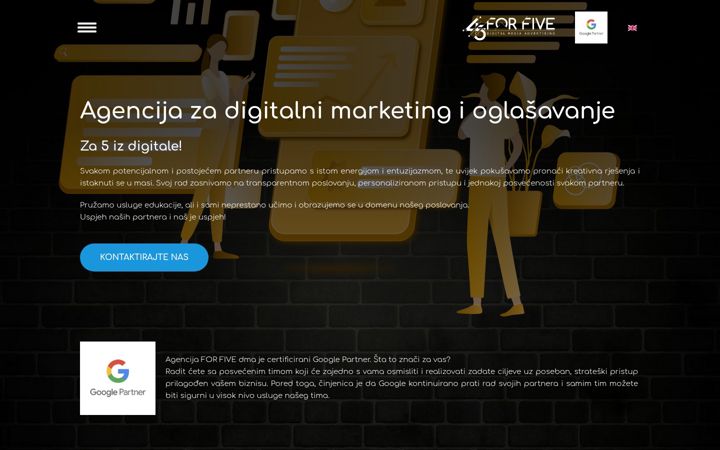 Screenshot of forfive.ba
