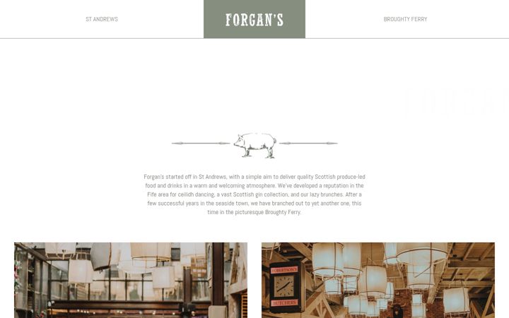 Screenshot ta' forgans.co.uk