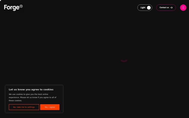 Screenshot of forge.uk