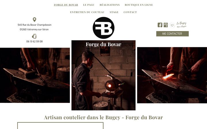 Screenshot of forgedubovar.fr