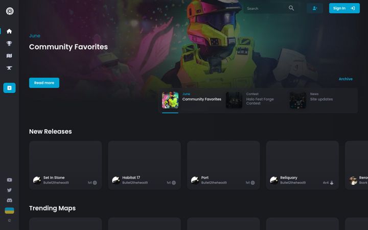 Screenshot of forgehub.com
