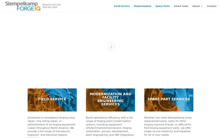 Screenshot of forgeiq.com