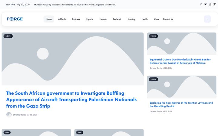 Screenshot of forgenetwork.nl