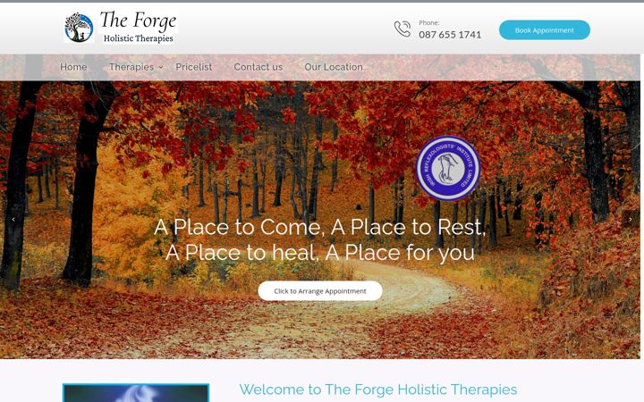Screenshot of forgetherapy.com