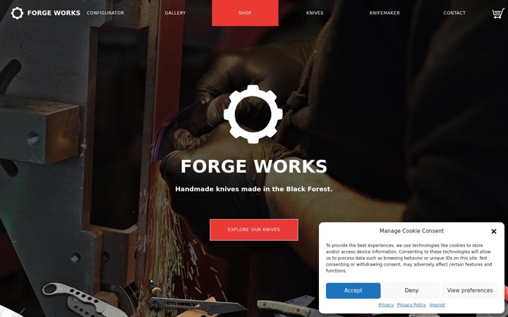 Screenshot of forgeworks.de