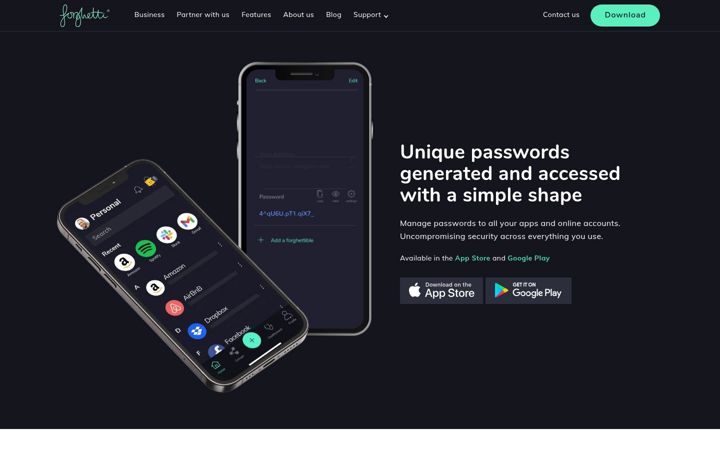Screenshot of forghetti.com