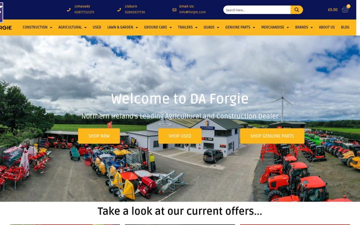 Screenshot of forgie.com