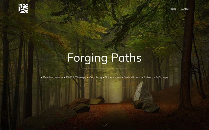 Screenshot of forgingpaths.net