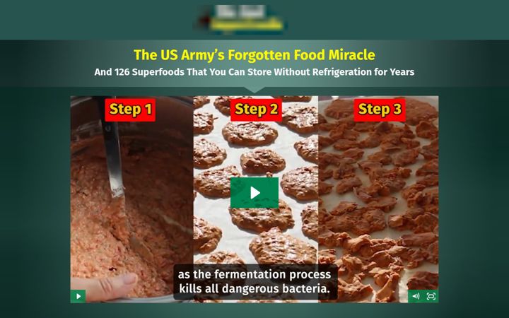 Screenshot of forgottensuperfoods.com