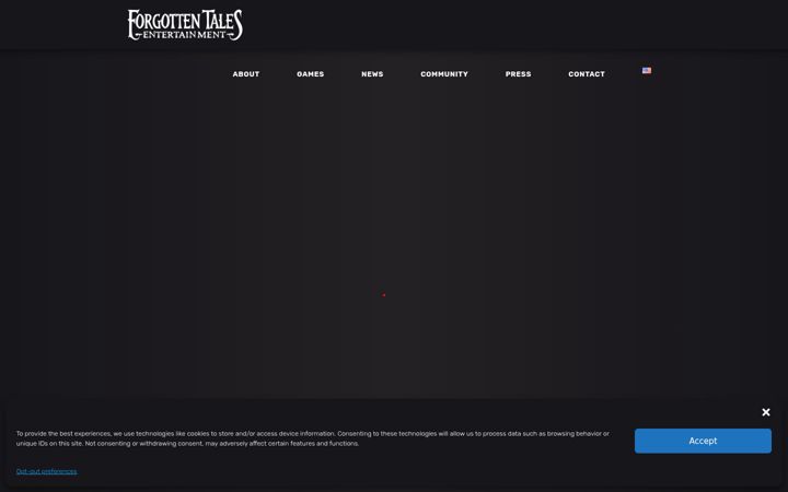 Screenshot of forgottentales.net