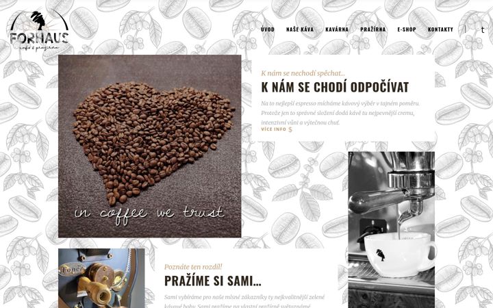 Screenshot of forhaus-cafe.cz