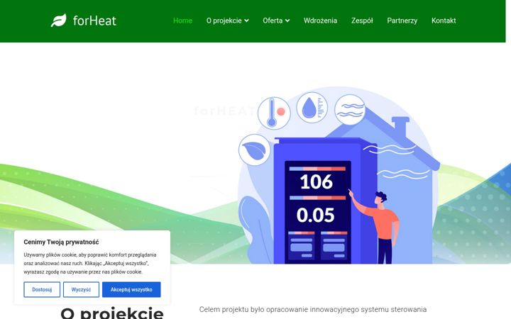 Screenshot of forheat.pl