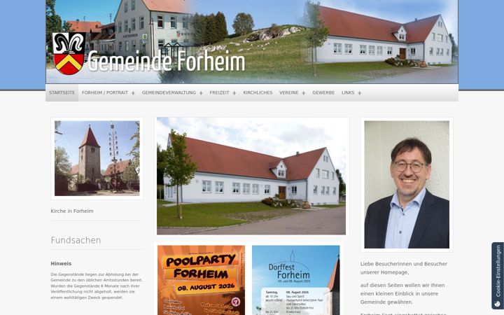 Screenshot of forheim.de