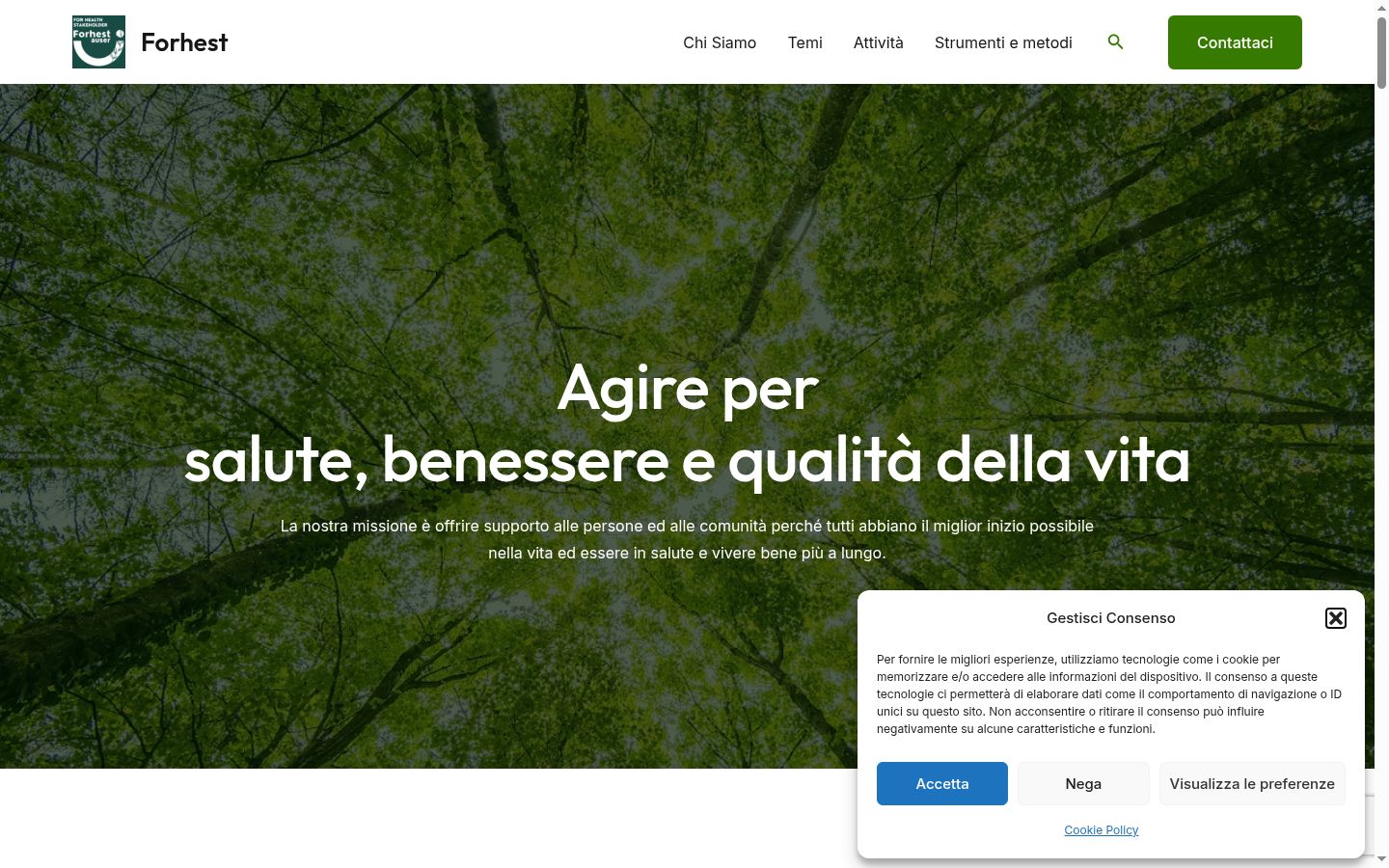 Screenshot tal-banner tal-kunsens muri qabel kwalunkwe interazzjoni