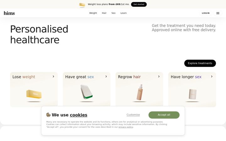 Screenshot of forhims.co.uk