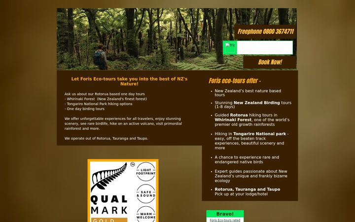 Screenshot of foris.co.nz
