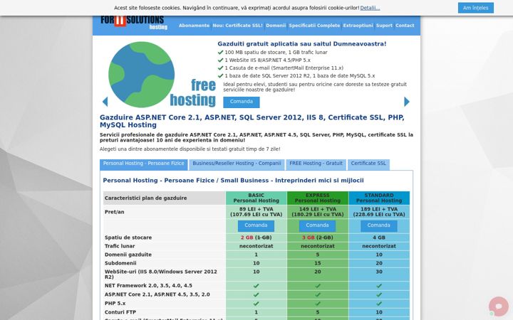 Screenshot of forithost.com
