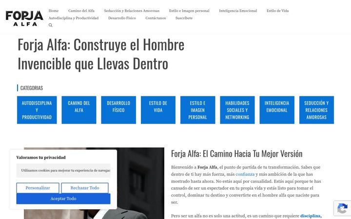 Screenshot of forjaalfa.com
