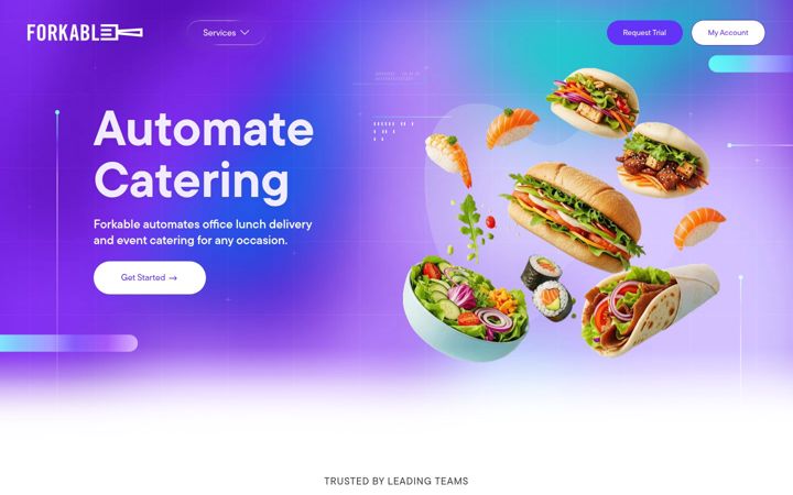 Screenshot of forkable.com