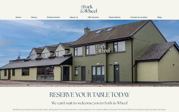 Screenshot of forkandwheel.ie