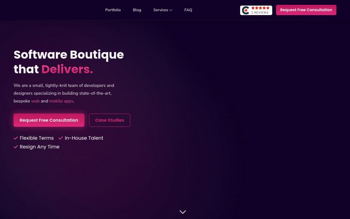 Screenshot di forkflow.io