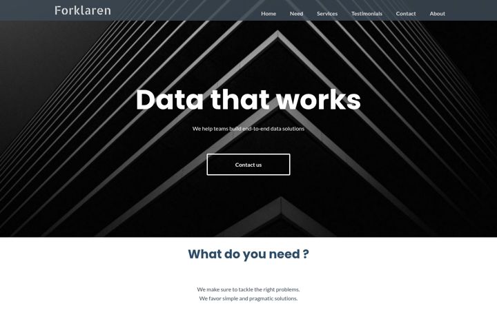 Screenshot of forklaren.com