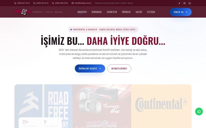 Screenshot of forklas.com