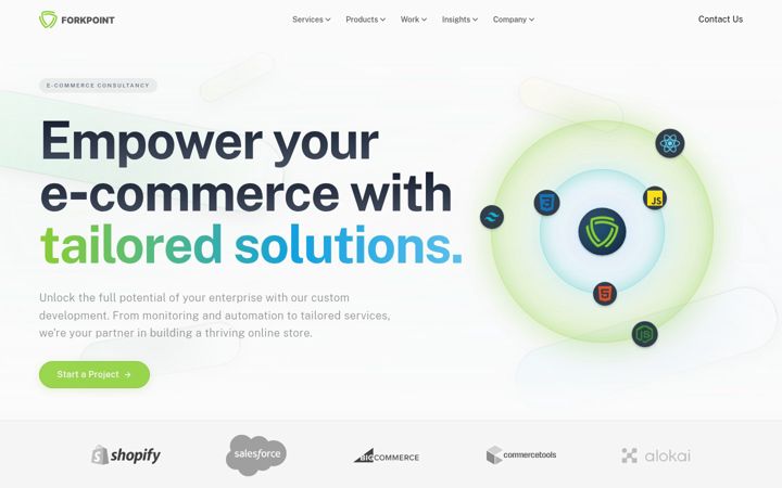 Screenshot of forkpoint.com