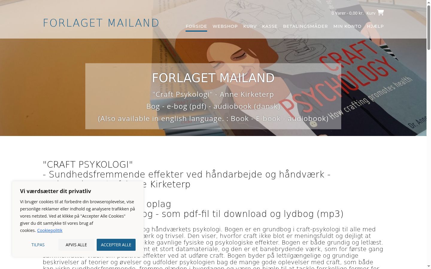 Screenshot tal-banner tal-kunsens muri qabel kwalunkwe interazzjoni