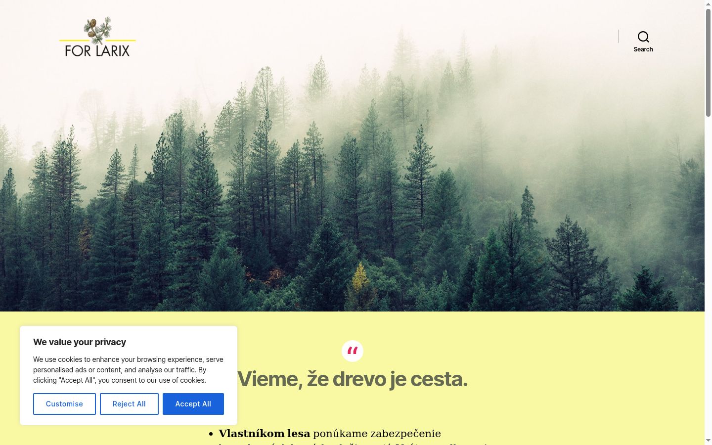 Screenshot van de toestemmingsbanner zoals getoond vóór enige interactie